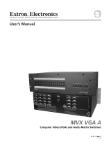 Extron electronics MVX 1212 VGA A User manual