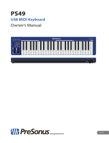 PRESONUS AudioBox Music Creation Suite Owner's manual