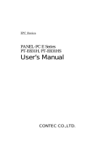 Contec PT-E831HS User manual