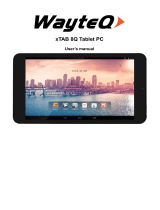 WayteQ xTAB 8Q Owner's manual