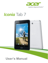 Acer Iconia Tab A1-713 User manual