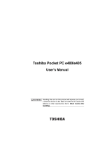Toshiba E400 User manual