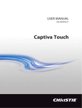 Christie Captiva Touch Light Curtain User manual