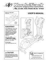 NordicTrack AudioStrider NTEL7906.3 User manual