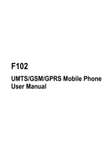 ZTE F102 User manual