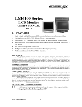 Posiflex LM-6112 / LM-6101 User manual