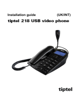 Tiptel 218 USB Video Phone User manual