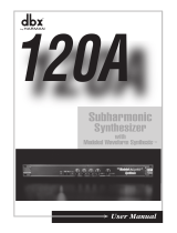 dbx 120A Owner's manual