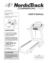 NordicTrack Powertread 1750 User manual