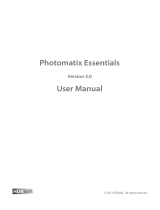 HDR Soft Photomatix Essentials 3.0 Macintosh Operating instructions