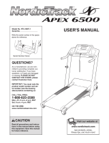 NordicTrack APEX 6500 30705.0 User manual