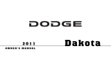 Dodge 2011 Dakota Owner's manual