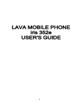 Lava Iris 352e Owner's manual