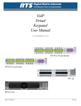 RTS Voip virtual keypanel User manual