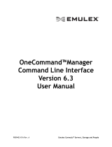 Broadcom OneCommandManager Command Line Interface User guide