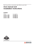 Biasi Activ A 30C User manual