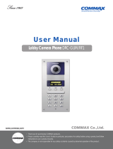 Commax DRC-12UX Owner's manual