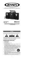 Jensen JMC-1250 User manual