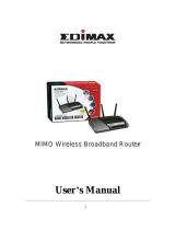 Edimax BR-6216MG User manual