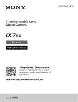 Sony ILCE 7RM2 User guide