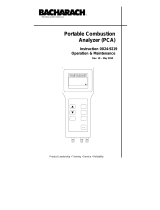 Bacharach PCA® User manual