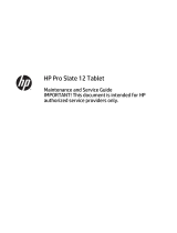 HP Pro x2 612 G1 Tablet User guide