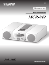 Yamaha MCR-042 Owner's manual