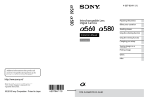 Sony α 580 User manual