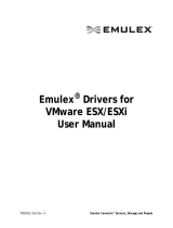 Broadcom Emulex Drivers for VMware ESX/ESXi User User guide