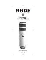 RODE Microphones Microphones Podcaster Owner's manual