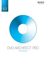 Sony DVD Architect Pro 5.2 User guide