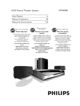 Philips HTS6500 Owner's manual