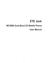 ZTE Jack 3G User manual