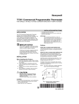 Honeywell T7351F2010 Operating instructions