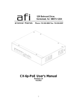 AFi CXB-6p-PoE User manual