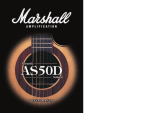 Marshall Amps AS50D User manual