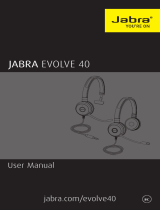 Jabra Evolve 40 UC Mono User manual