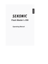 Sekonic 401-358 User manual