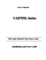 Radiant Communications VAB705 User manual