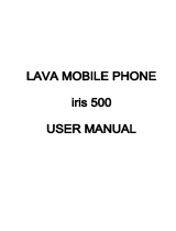 Lava Iris 500 User manual