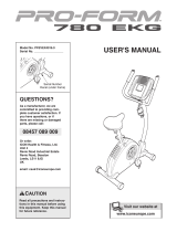 Pro-Form PF 785 Watts User manual