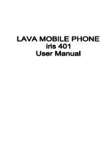 Lava Iris 401 User manual