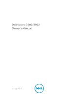 Dell Vostro 3900 User manual