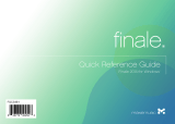 MakeMusic Finale Finale 2014 Windows Reference guide