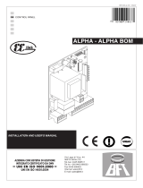 BFT ALPHA Owner's manual