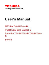 Toshiba Z30-B (PT251C-06K012) User guide