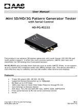 AAS HD-PG-RS232 User manual
