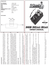 MarkBass MB Mini Dist Owner's manual