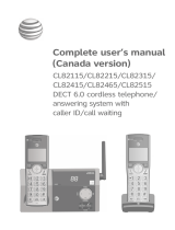 AT&T CL82465 User manual