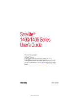 Toshiba SATELLITE 1400 Owner's manual